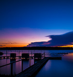 Sonnenuntergang am Gothensee