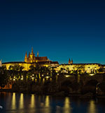 Nachtaufnahme von der Karlsburg