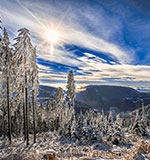Blick über den Nordschwarzwald und in die Rheinebene